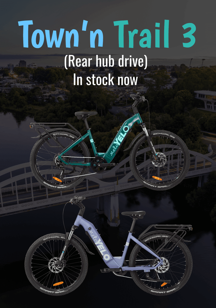 Town'n Trail Electric Bike for all NZ Trails MeloYelo