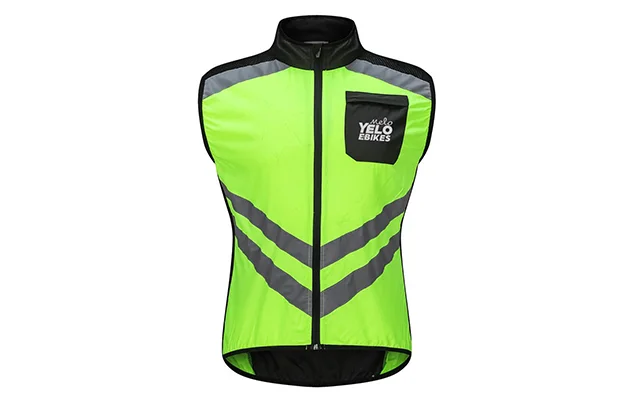 High-viz sleeveless vest